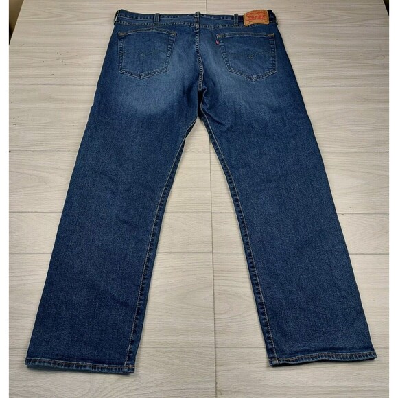 Levis 501 XX Jeans Mens 40x30 Dark Blue Button Fly Straight Leg Denim Western - Picture 3 of 9